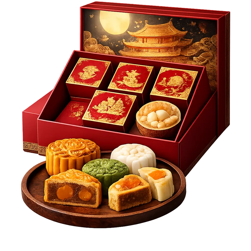 Nguyệt Bính Đoàn Viên — Hộp 6 bánh · 4 vị